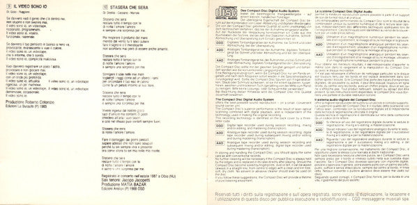 Matia Bazar : Matia Bazar (CD, Comp)