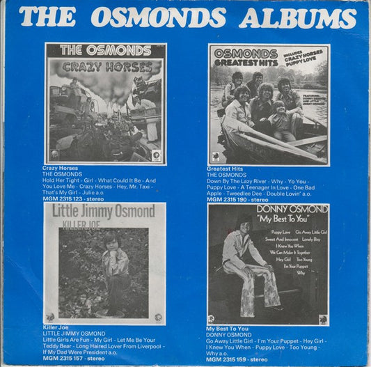 Jimmy Osmond : Tweedle-Dee (7", Single)