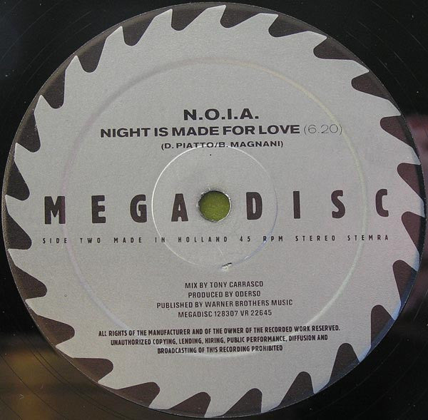 N.O.I.A. : The Rule Is To Survive (Looking For Love) (12")
