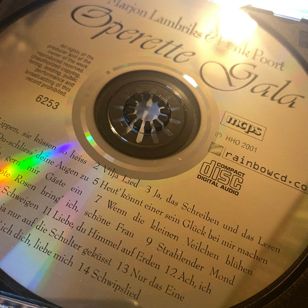 Marjon Lambriks & Henk Poort : Operette Gala (CD, Album, RE)