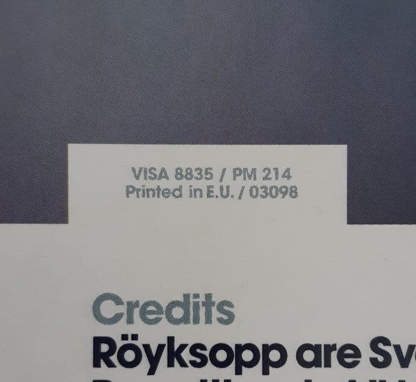 Röyksopp : Sparks (12")
