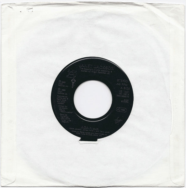 Janet Jackson : Again (7", Single, Jukebox)