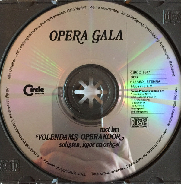 Het Volendams Opera Koor : Opera Gala Met Het Volendams Operakoor (CD, Comp)