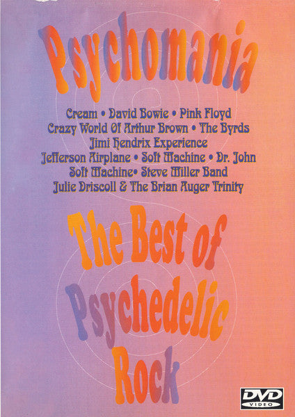 Various : Psychomania - The Best Of Psychedelic Rock (DVDr, Comp, Mono)