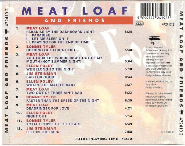 Various : Meat Loaf And Friends (CD, Comp)