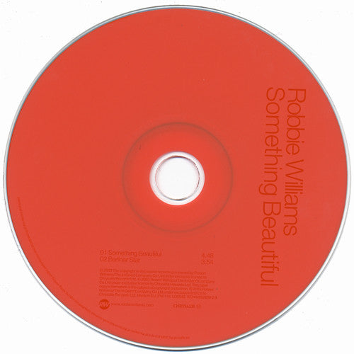 Robbie Williams : Something Beautiful (CD, Single, Car)