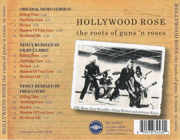Hollywood Rose : The Roots Of Guns N' Roses (CD, Comp)