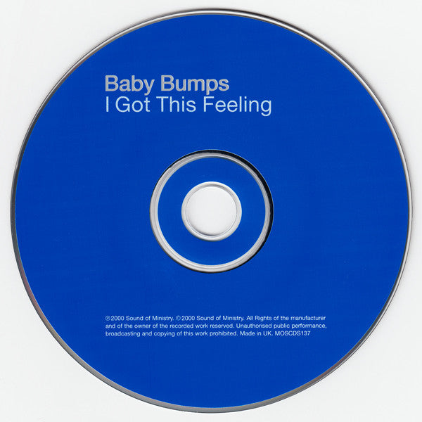 Baby Bumps : I Got This Feeling (CD, Single)