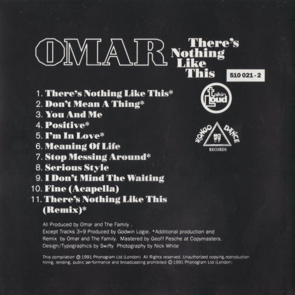 Omar : There's Nothing Like This (CD, Album, RE)