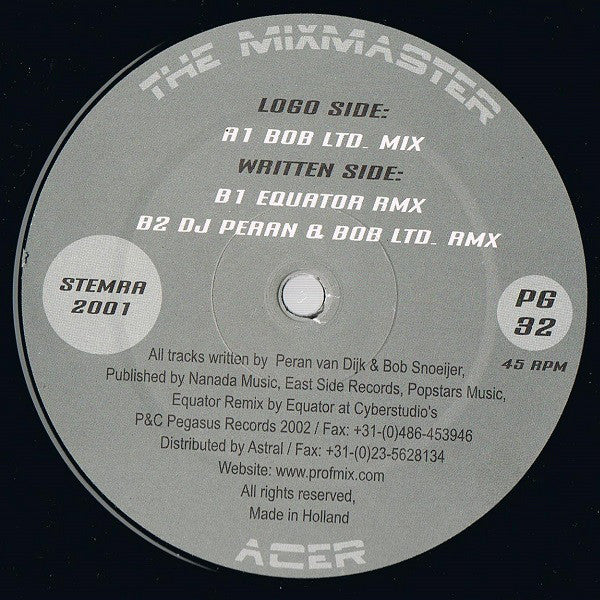 Acer : The Mixmaster (12")