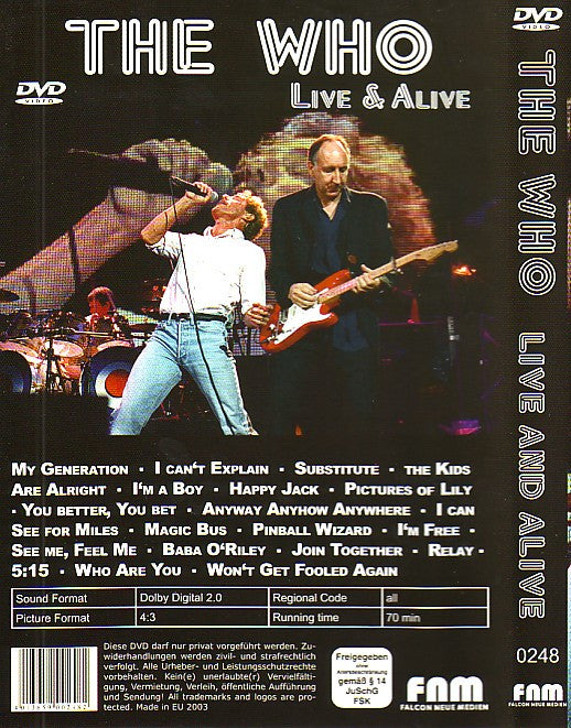 The Who : Live & Alive (DVD-V)