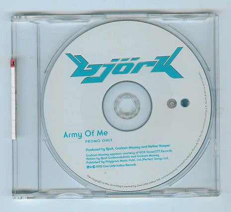 Björk : Army Of Me (CD, Single, Promo)