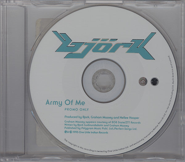 Björk : Army Of Me (CD, Single, Promo)