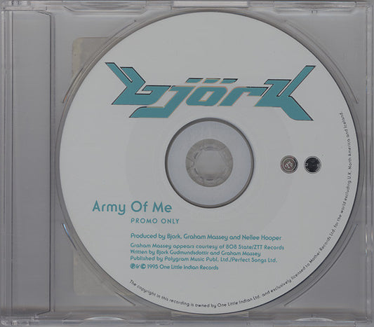 Björk : Army Of Me (CD, Single, Promo)