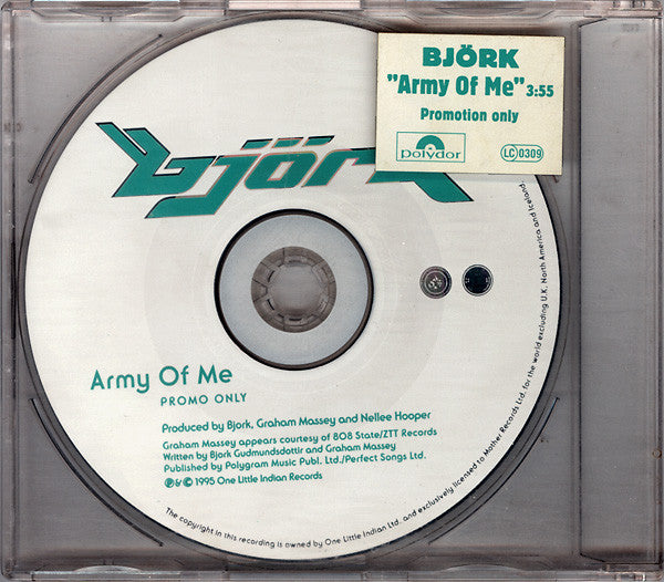 Björk : Army Of Me (CD, Single, Promo)