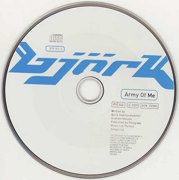 Björk : Army Of Me (CD, Single)
