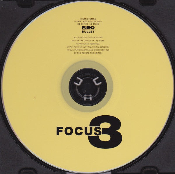Focus (2) : Focus 3 (CD, Album, RE)