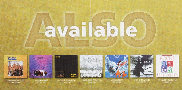 Focus (2) : Focus 3 (CD, Album, RE)