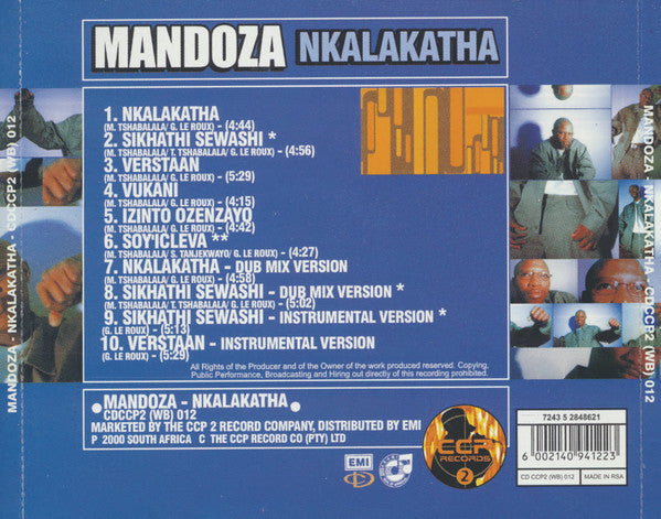 Mandoza : Nkalakatha (CD, Album)