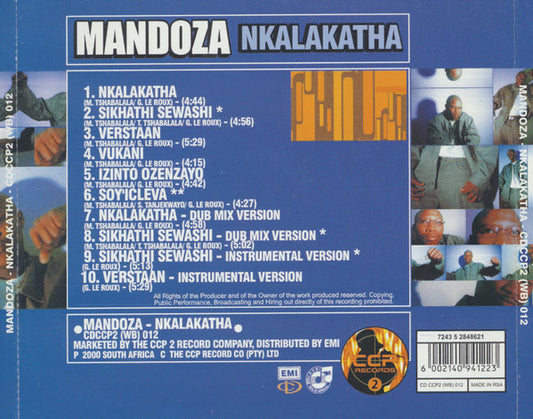 Mandoza : Nkalakatha (CD, Album)