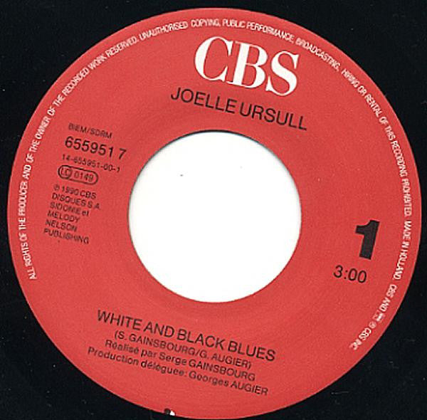 Joëlle Ursull : White And Black Blues (7", Single)