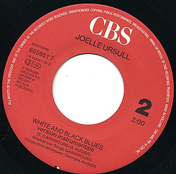 Joëlle Ursull : White And Black Blues (7", Single)