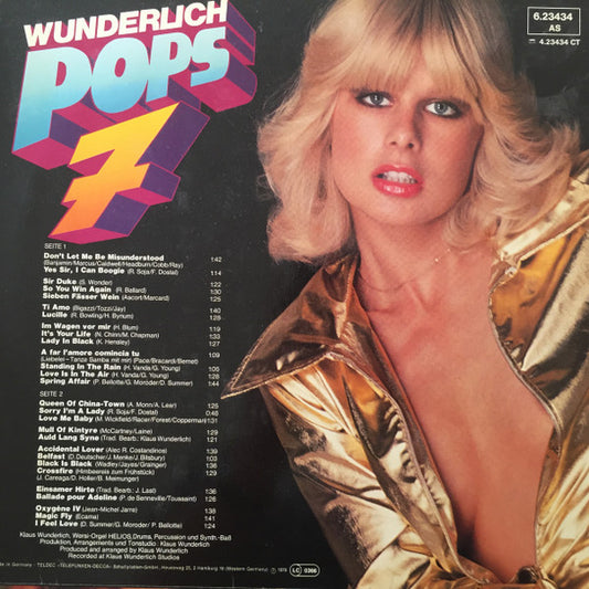 Klaus Wunderlich : Wunderlich Pops 7 (LP, Album)
