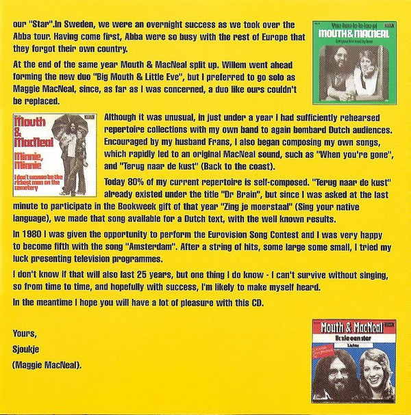 Mouth & MacNeal : The Singles (CD, Comp)