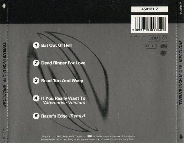 Meat Loaf : Twelve Inch Mixes (CD, Comp)