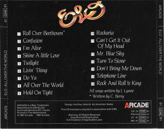 Electric Light Orchestra : All Over The World (CD, Comp)