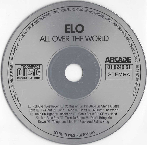 Electric Light Orchestra : All Over The World (CD, Comp)