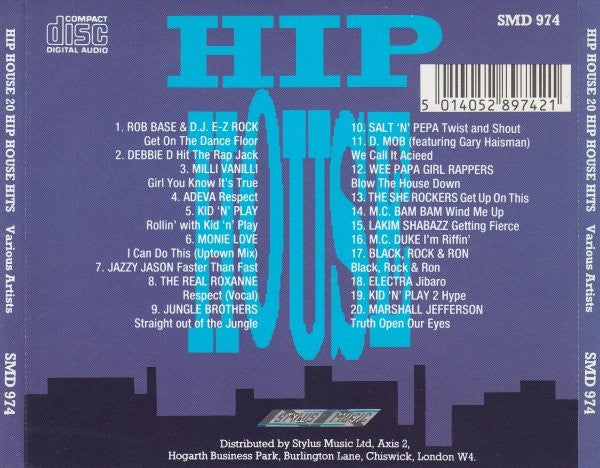 Various : Hip House - 20 Hip House Hits (CD, Comp)