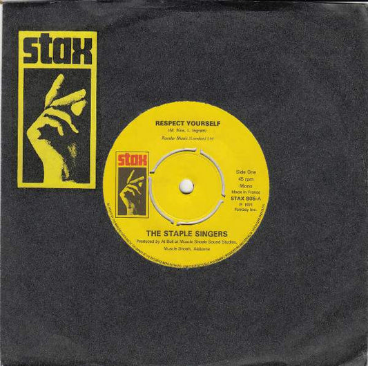 The Staple Singers : Respect Yourself (7", RE)