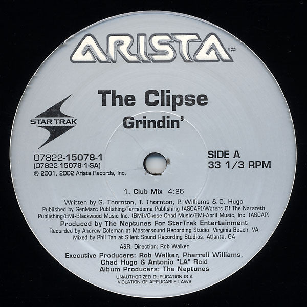 Clipse : Grindin’ (12", Single)