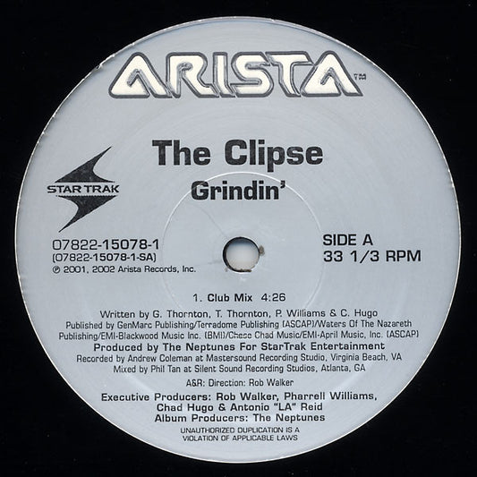 Clipse : Grindin’ (12", Single)