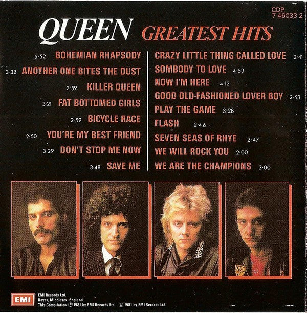 Queen : Greatest Hits (CD, Comp, RE)