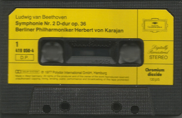 Ludwig van Beethoven / Berliner Philharmoniker / Herbert von Karajan : Symphonies Nos. 2 Et 7 (Cass, Comp)