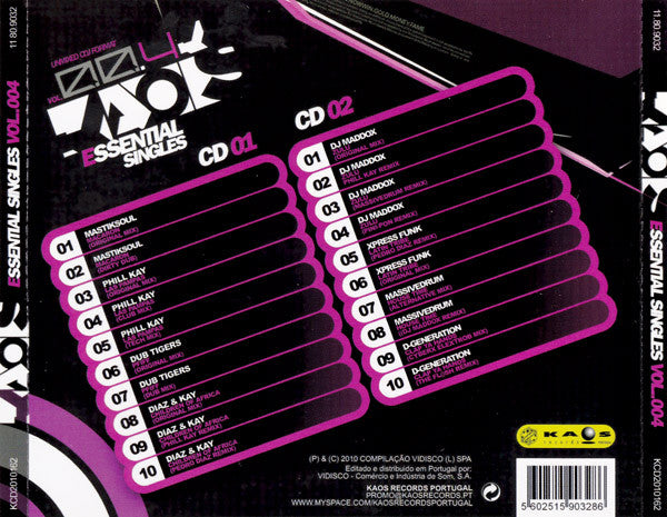 Various : Essential Singles Vol.004 (2xCD, Comp)