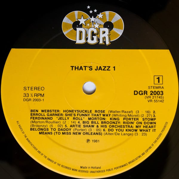 Various : That's Jazz 1 (2xLP, Comp)