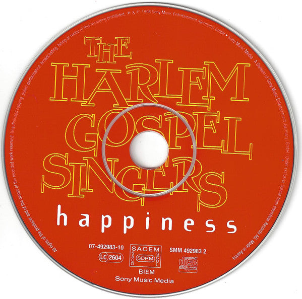 The Harlem Gospel Singers : Happiness (CD, Album)