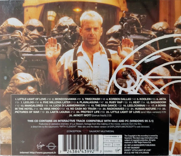 Eric Serra : The Fifth Element (Original Motion Picture Soundtrack) (CD, Album, Enh)