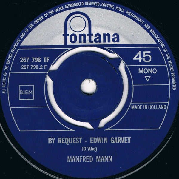 Manfred Mann : Mighty Quinn (7", Single, Mono)