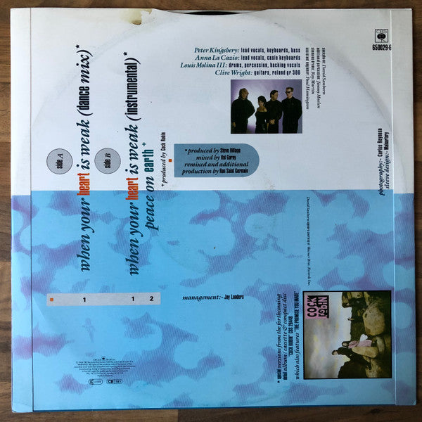 Cock Robin : When Your Heart Is Weak (12", RE)