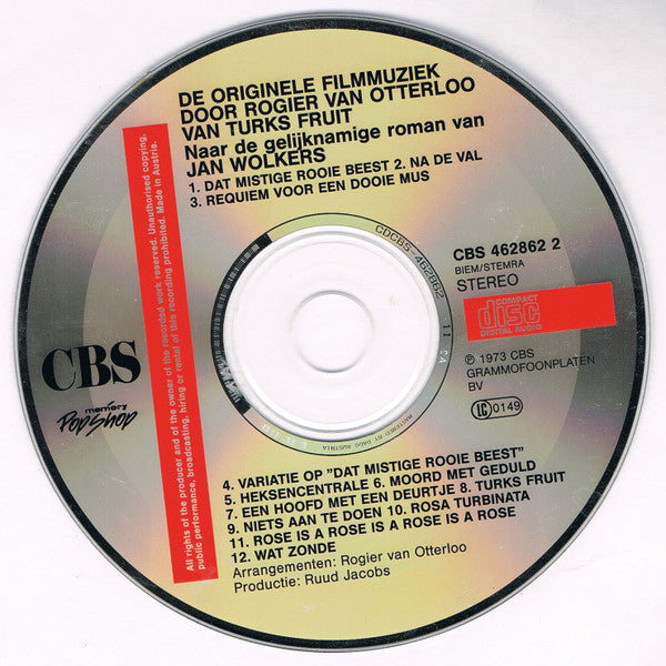 Rogier van Otterloo m.m.v. Louis van Dyke Trio : Turks Fruit (CD, Album, RE)