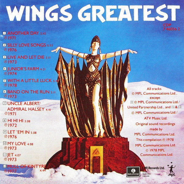Wings (2) : Wings Greatest (CD, Comp)