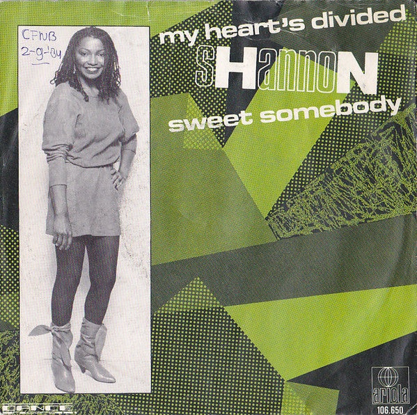 Shannon : My Heart's Divided / Sweet Somebody (7", Single)
