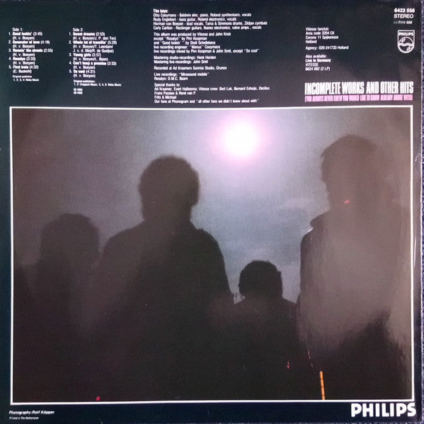 Vitesse (2) : Incomplete Works And Other Hits (You Always Never Knew You Would Like To Know Already About With) (LP, Comp)