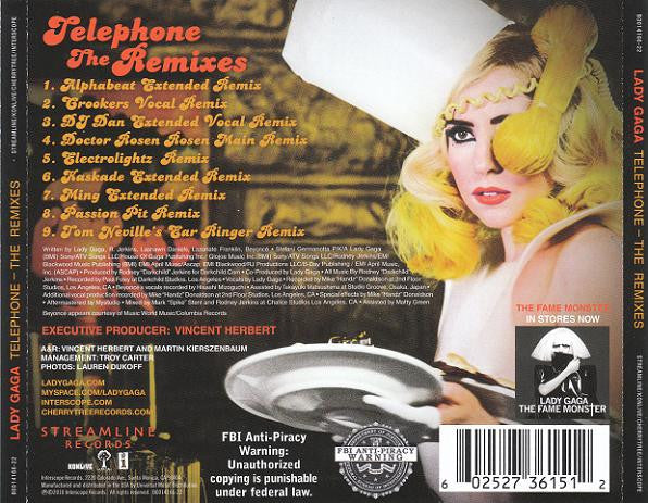 Lady Gaga And Beyoncé : Telephone (The Remixes) (CD, Maxi)