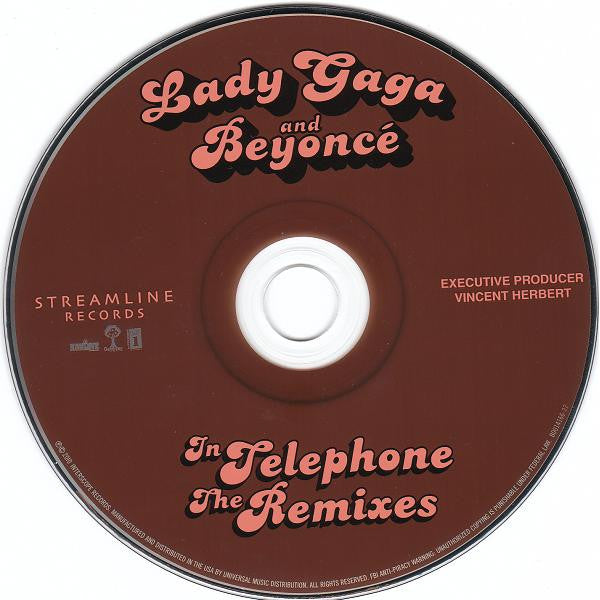 Lady Gaga And Beyoncé : Telephone (The Remixes) (CD, Maxi)
