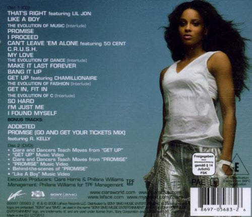 Ciara (2) : The Evolution (CD, Album + DVD-V, PAL)
